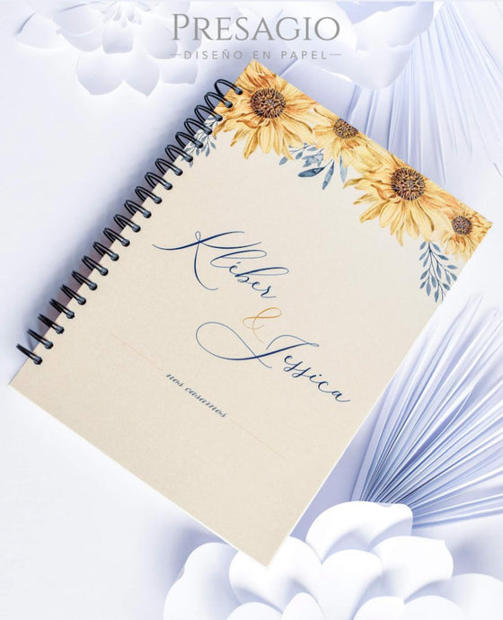 LIBRO DE FIRMAS A4 PERSONALIZADO ANILLADO