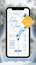 Cargar imagen en el visor de la galería, BODA Invitación Digital Express DUNA 01