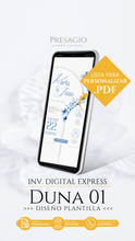 Cargar imagen en el visor de la galería, BODA Invitación Digital Express DUNA 01