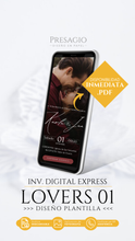 Cargar imagen en el visor de la galería, Invitación Digital Express LOVERS 01