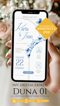 Cargar imagen en el visor de la galería, Invitación Digital Express DUNA 01