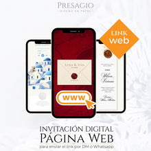 Cargar imagen en el visor de la galería, Invitación Dig. Web