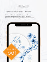 Cargar imagen en el visor de la galería, Invitación Dig. Interactiva Simple