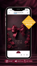 Cargar imagen en el visor de la galería, BODA Invitación Digital Express ROUGE MÓNACO 01