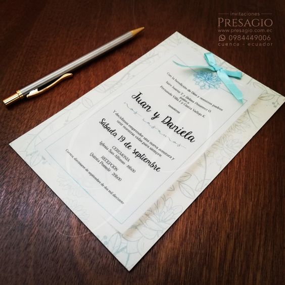 INVITACIÓN FOLIO TRANSLÚCIDA EXPRESS