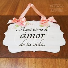 Cargar imagen en el visor de la galería, LETRERO DE PROTOCOLO TROQUELADO