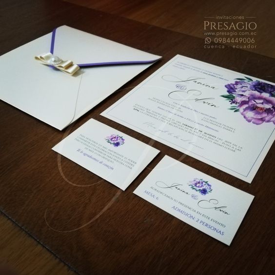 INVITACIÓN SIMPLE ENVELOPE GALA