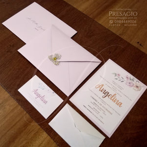 INVITACIÓN EMPERATRIZ ENVELOPE ROSEDAL