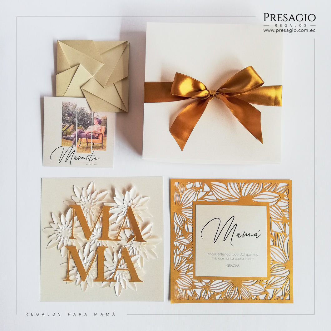 MAMÁ Gift Box - Dorado