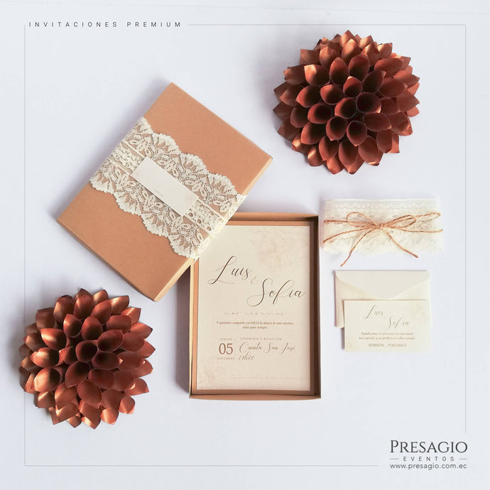 INVITACIÓN SMOOTH BOX ROSEDAL