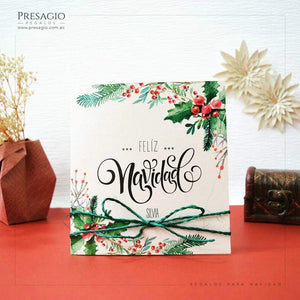 Tarjeta de Navidad - Verde