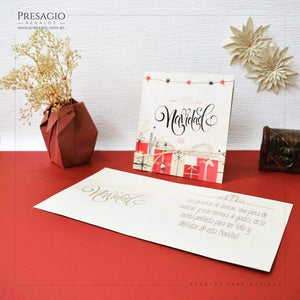Tarjeta de Navidad - Roja