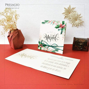 Tarjeta de Navidad - Verde