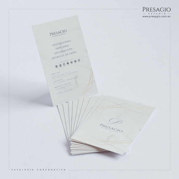 TARJETAS de presentación - 2 lados