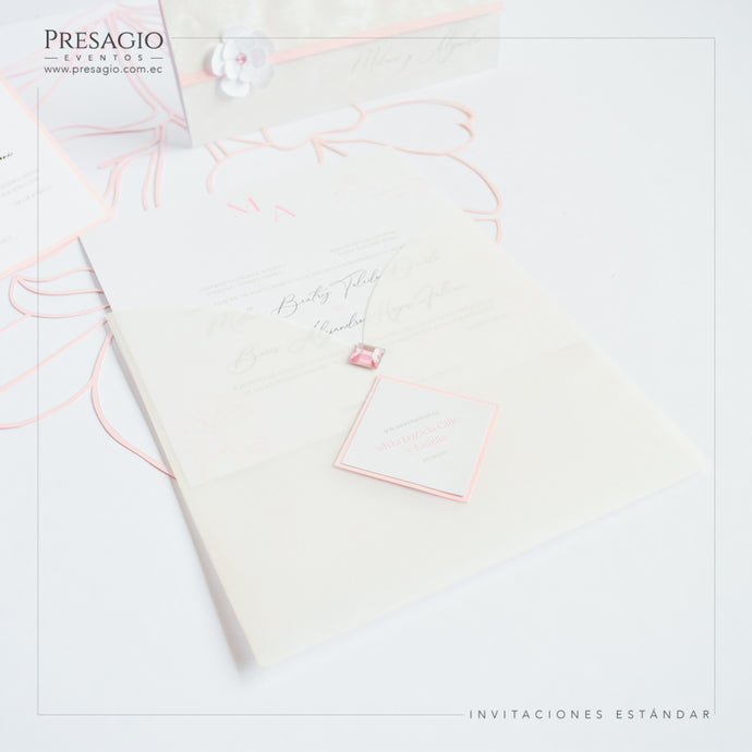 INVITACIÓN BELLE ENVELOPE FLOREAL