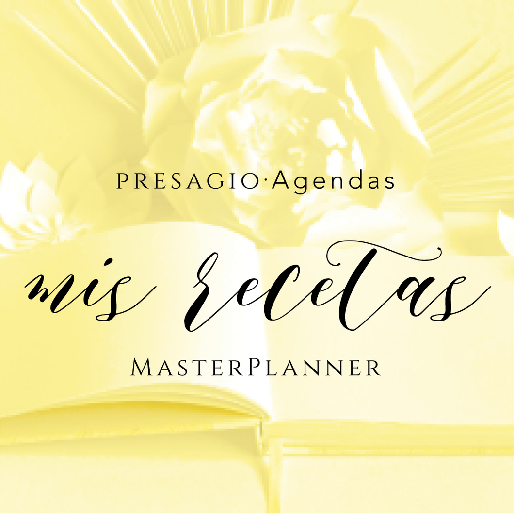 MIS RECETAS MASTER PLANNER